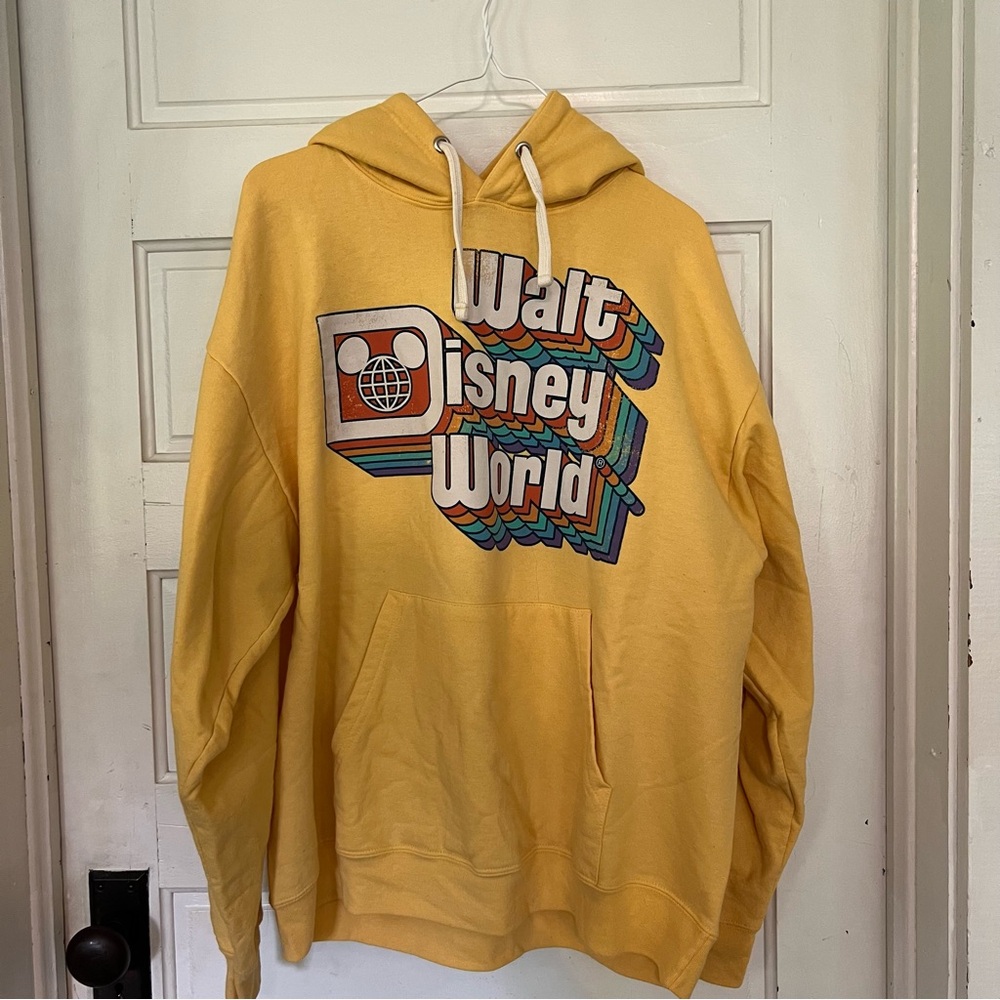 Walt Disney world rainbow hoodie sweatshirt